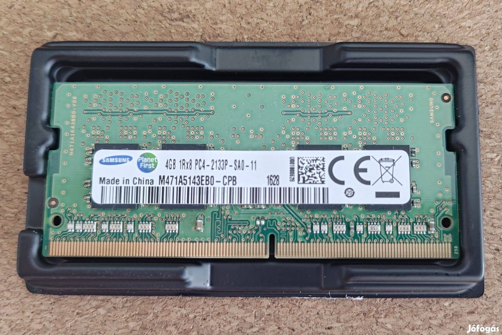 Használt 2db Samsung 4GB 1Rx8 PC4-2133P-SAO-11 Ramok eladóak