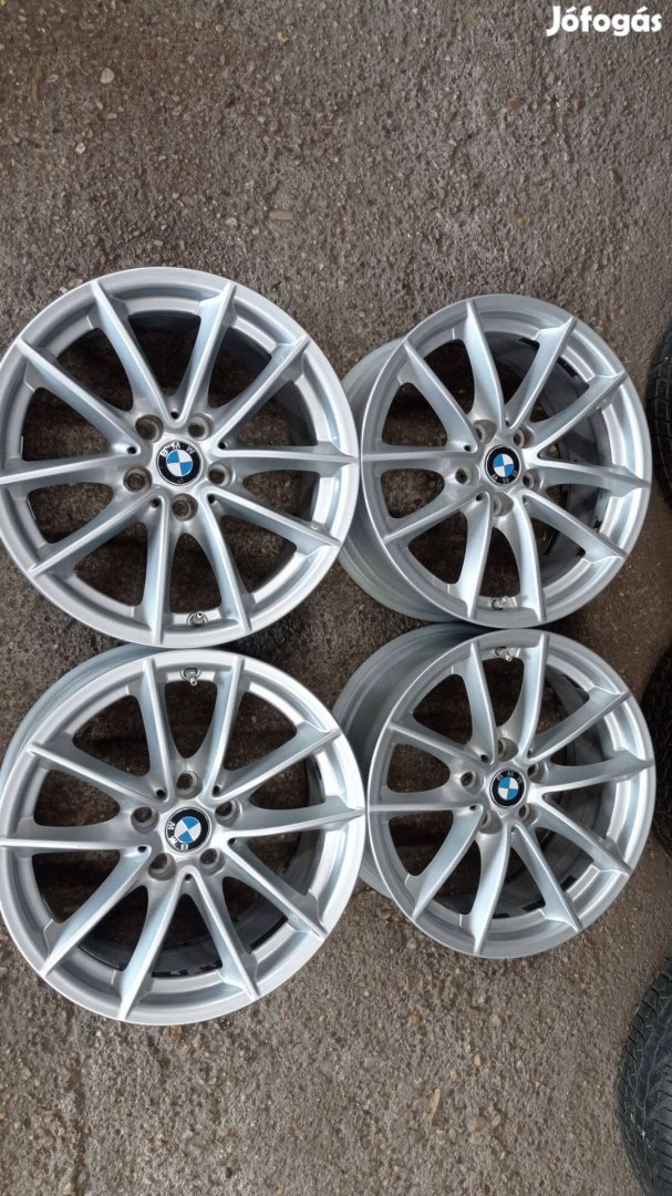 Használt 5x112 lyukosztású 17 colos Gyári BMW alu felni garnitúra
