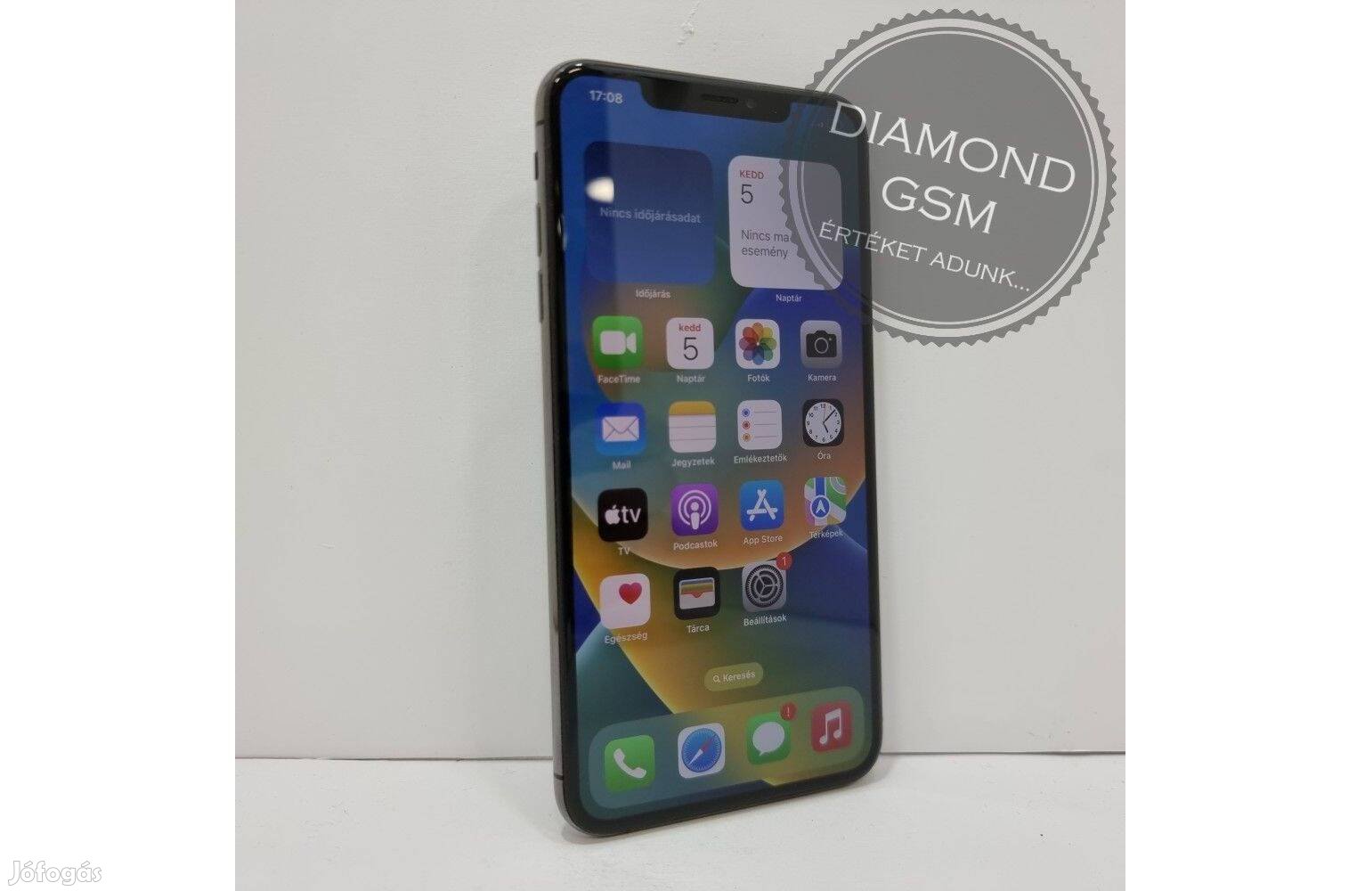 Használt Apple iphone XS Max 256 GB, Asztroszürke színben