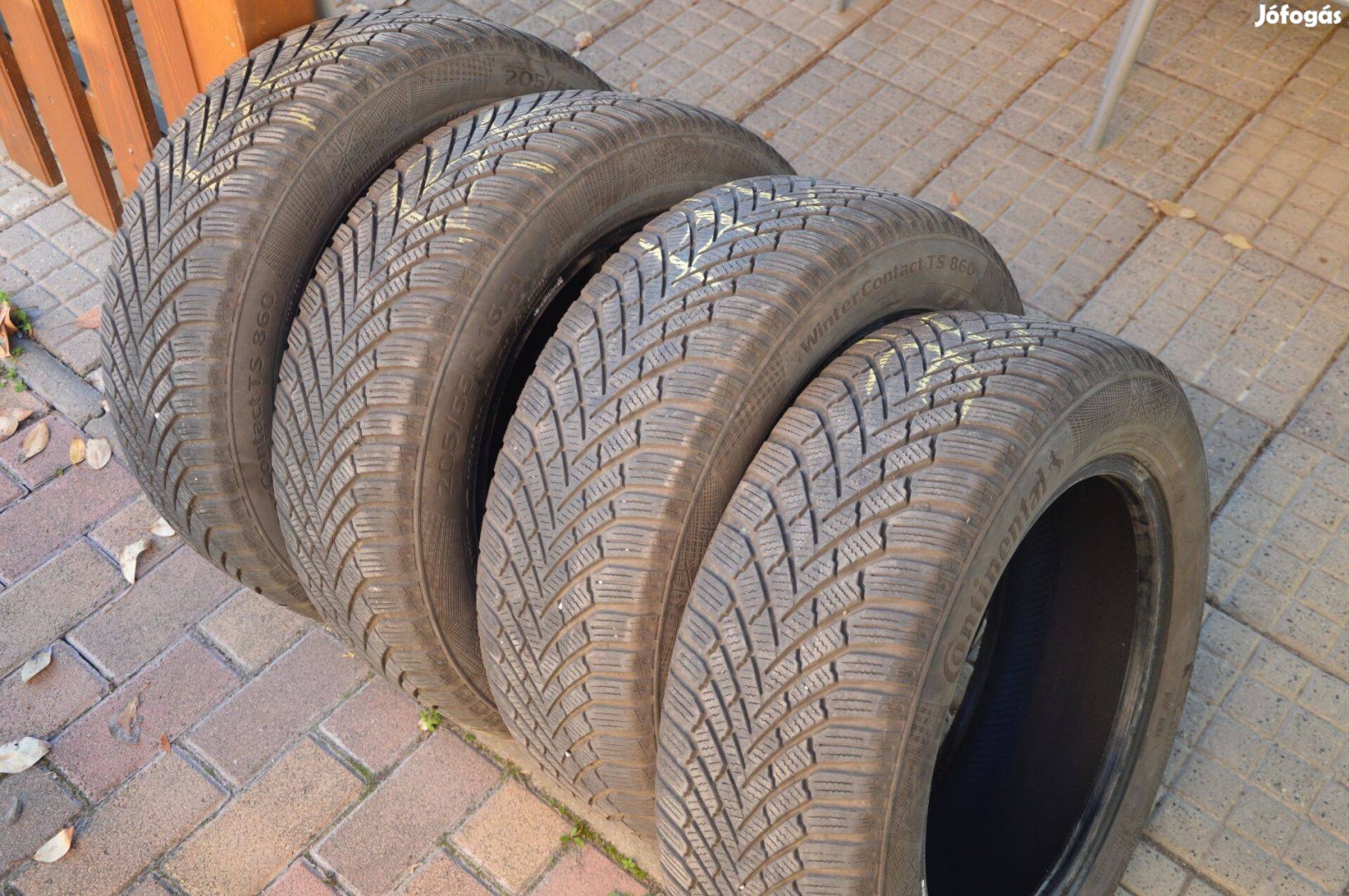 Használt Continental téli gumi garnitúra 205/55 R16 * 5000Ft/db*