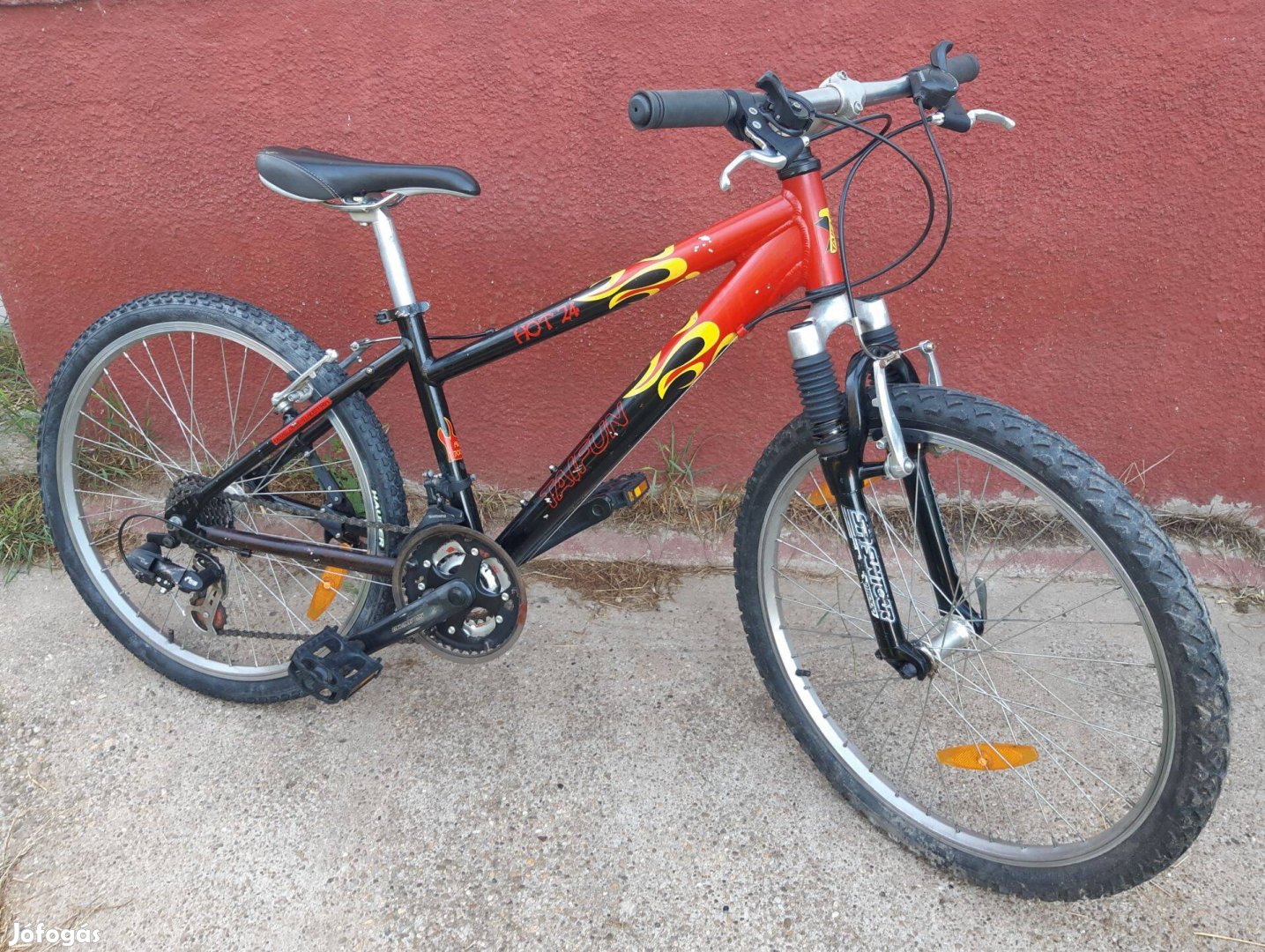Használt Eladó aluminium 24-es gyerek mtb bicikli