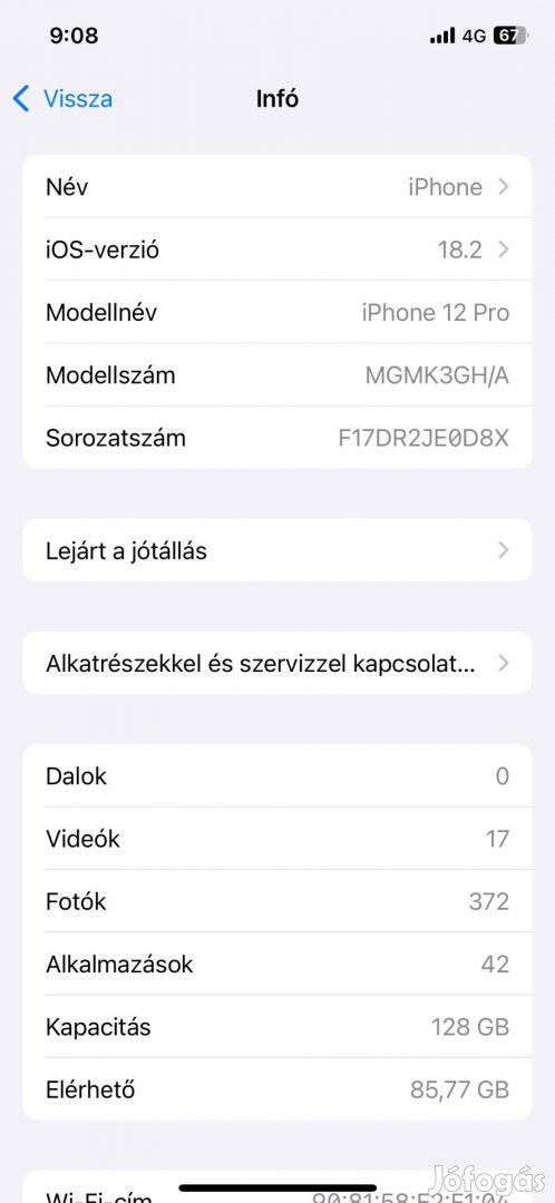 Használt Iphone 12 pro