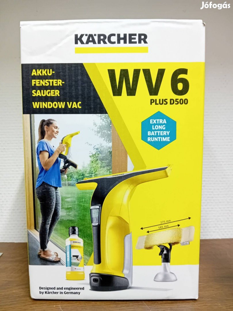 Használt Kärcher WV 6 Plus D500 + kiegészítők