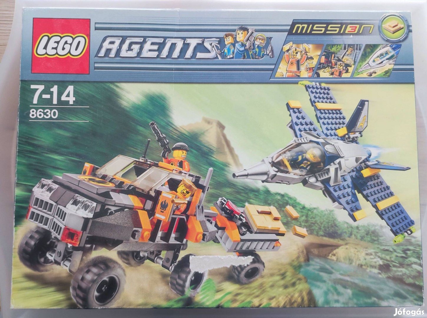 Használt LEGO Agents 8630: 3. küldetés: Hajsza az arany után eladó