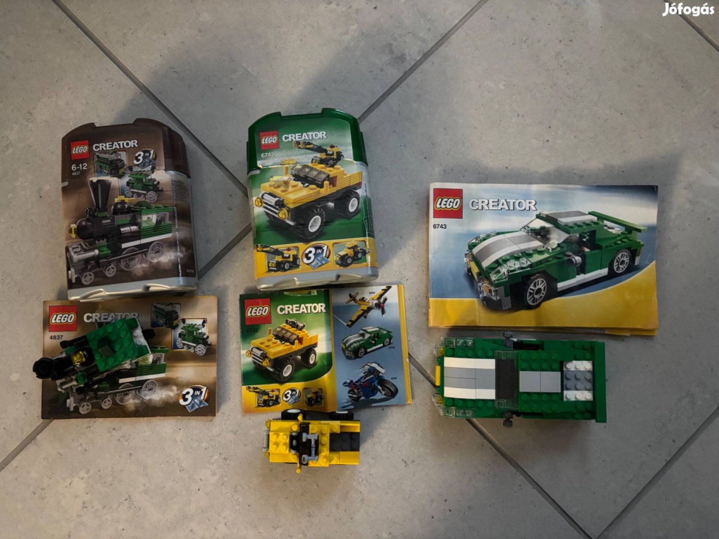 Használt Lego Creator 4837, 6742, 6743