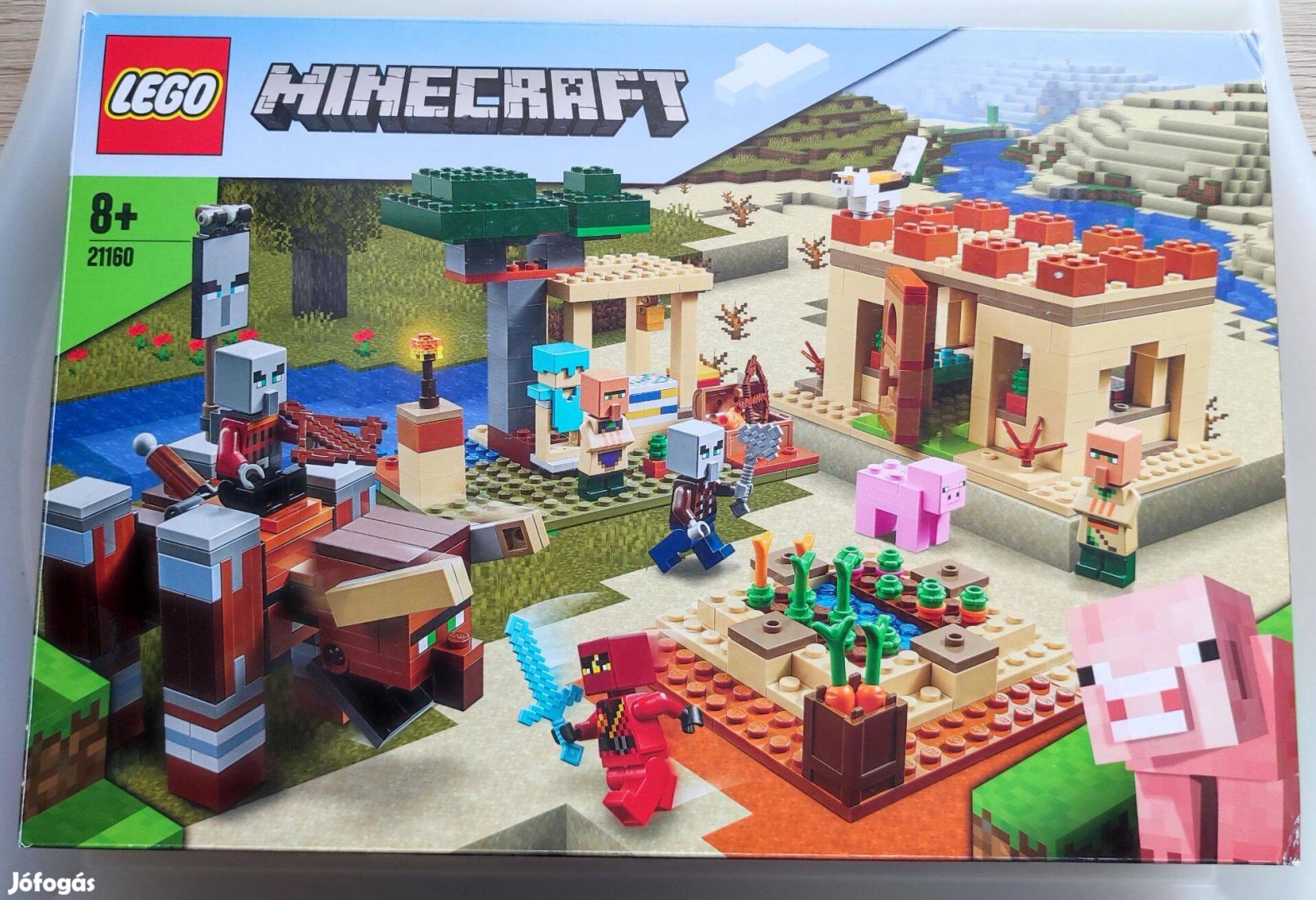 Használt Lego Minecraft 21160: A falusi rajtaütés hiánytalan