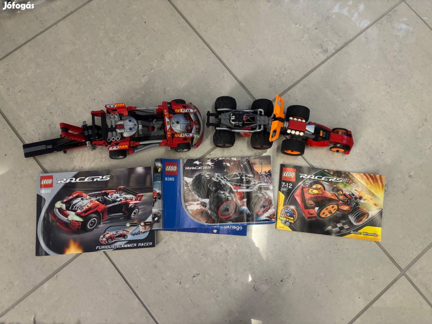 Használt Lego Racers 8650, 8385, 8667