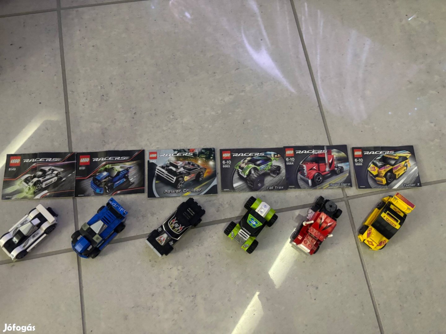 Használt Lego Racers csomag