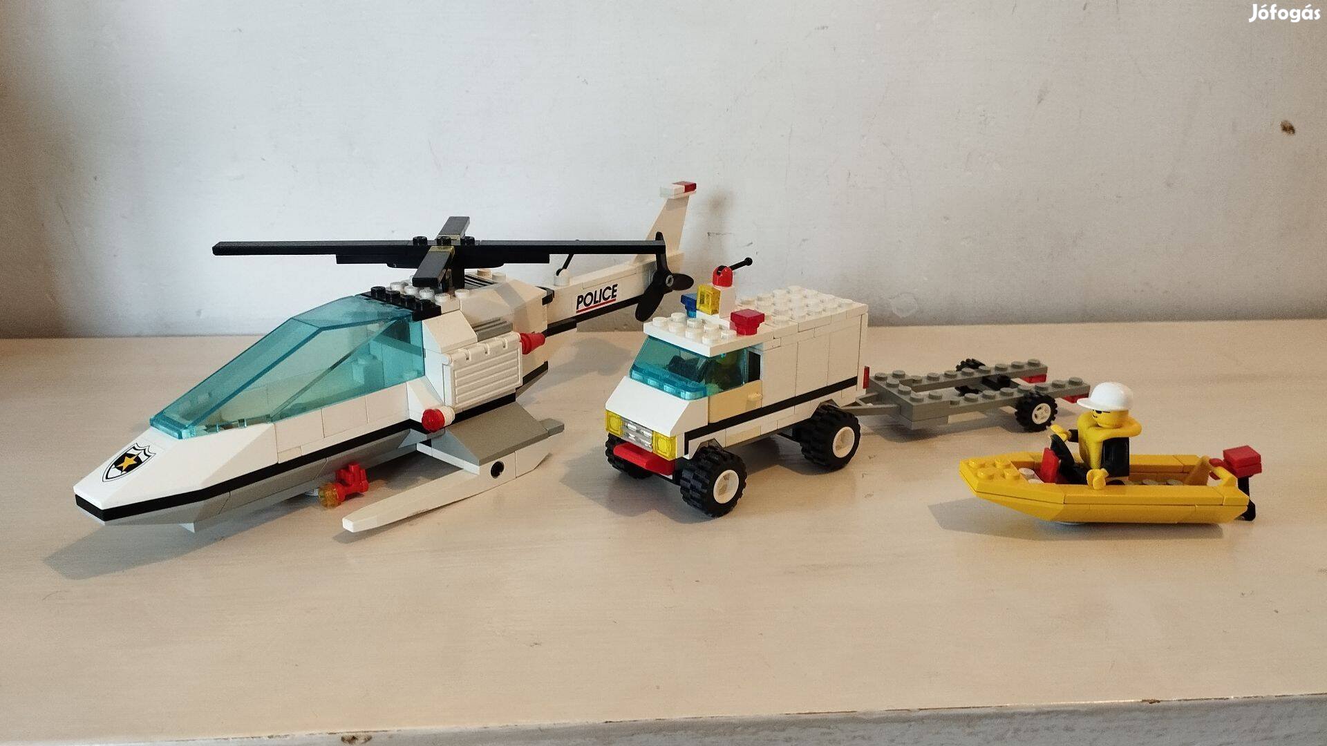 Használt Lego készletek szuper áron / Rendőr Helikopter És Motorcsónak