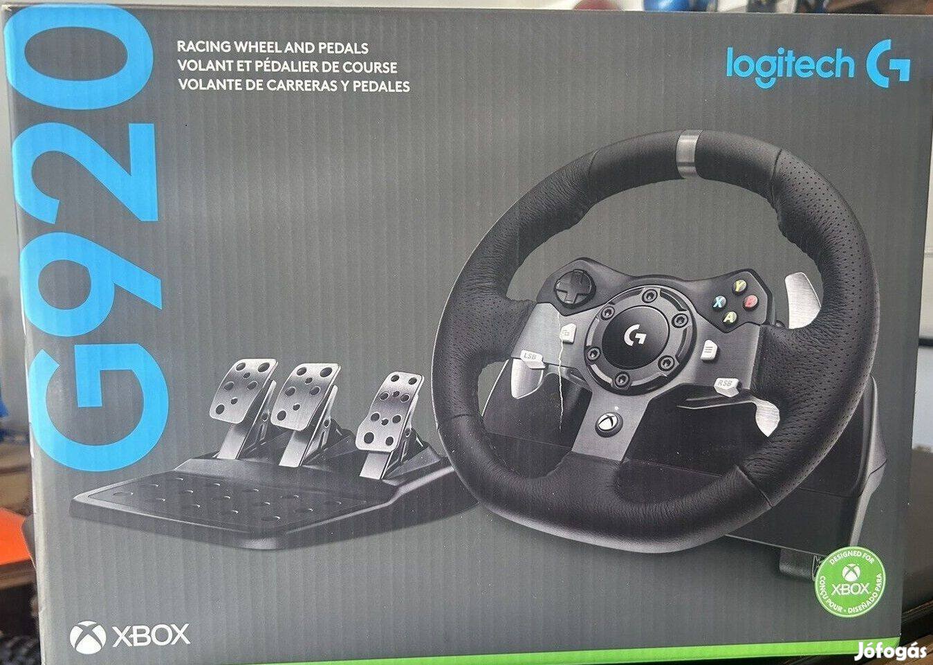 Használt Logitech G920 Driving Force Racing Wheel kormány a Playboxtól