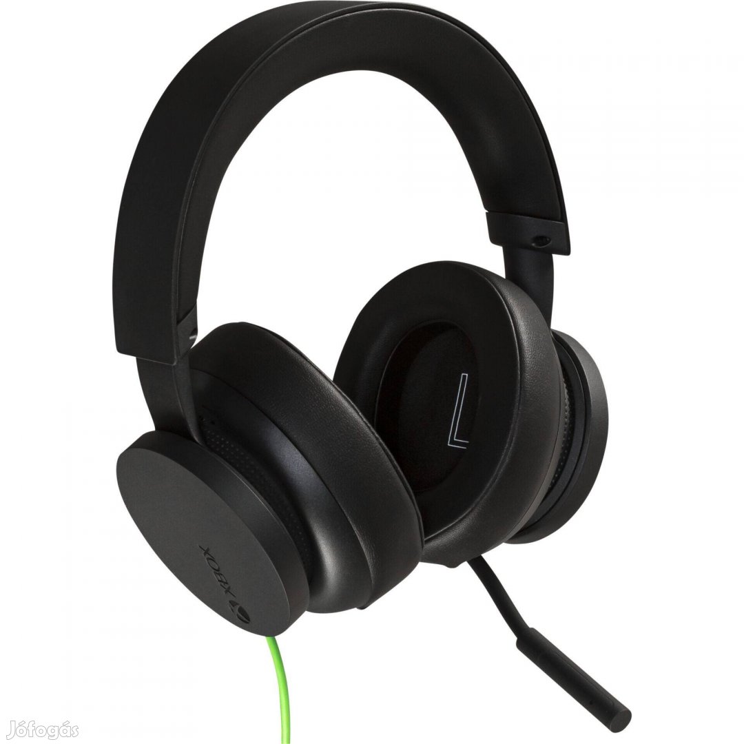 Használt Microsoft Xbox Stereo Headset Vezetékes Black a Playbox Co-tó