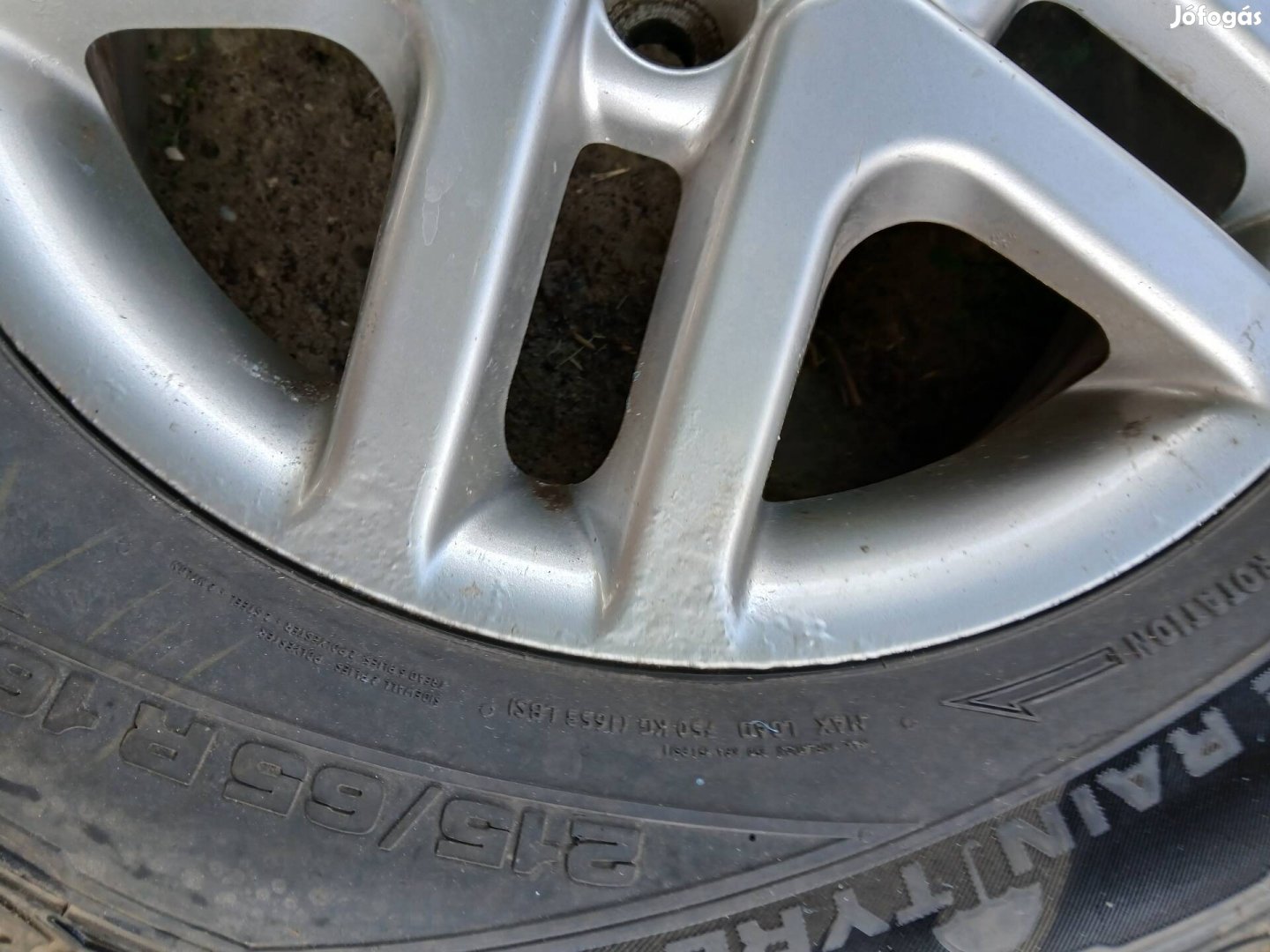 Használt Mitsubishi alufelni garnitúra!