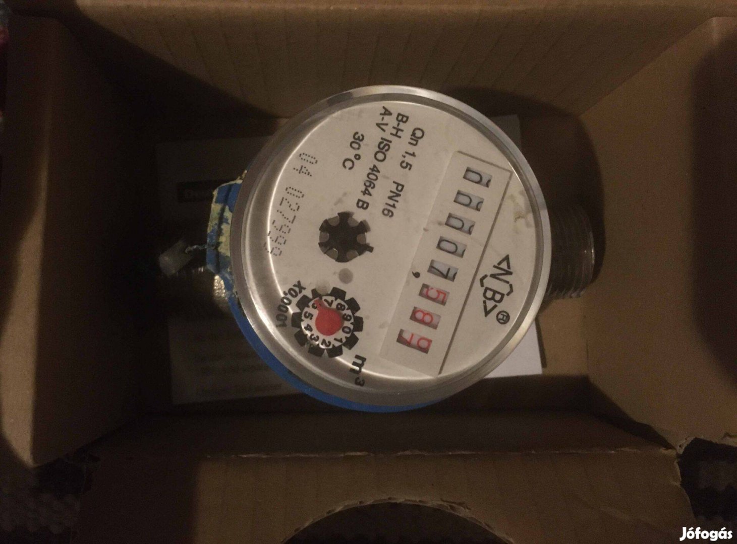 Használt NB vízóra, 13-as, hidegvizes 30C