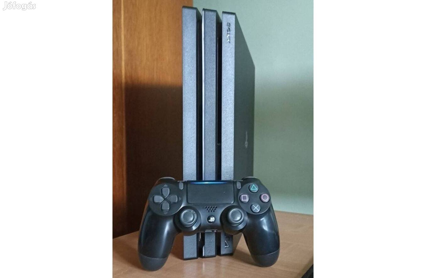 Használt PS4 Pro gyári tartozékaival, 6 hónap garanciával