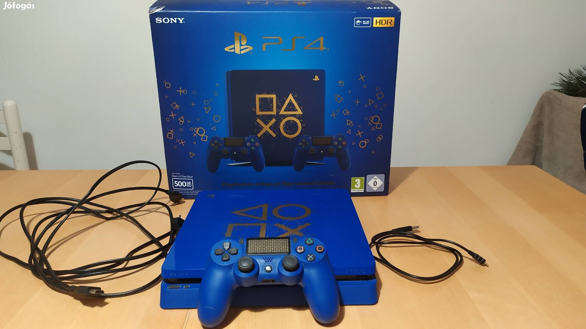 Használt PS4 Slim Days of Play Limited Edition (500GB)