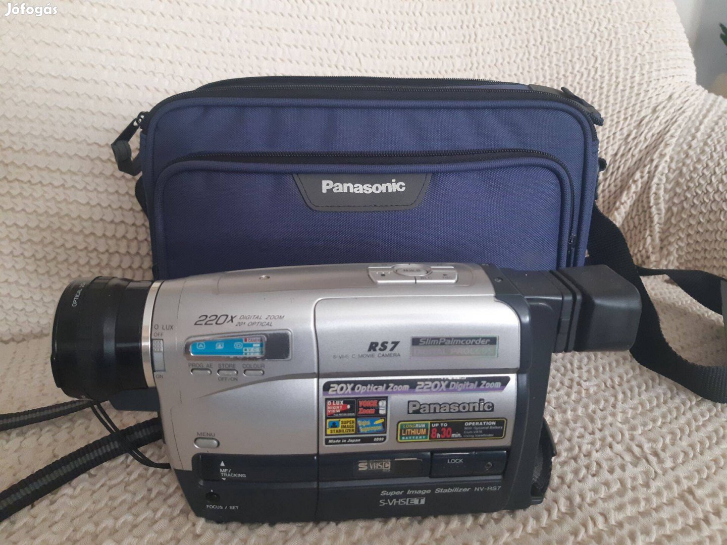 Használt Panasonic videókamera táskával eladó