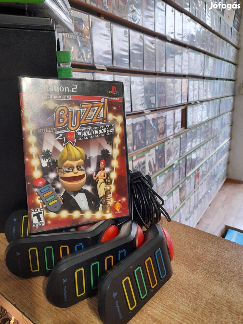 Használt Playstation 2 Ps2 Buzz!: The Hollywood Quiz a Playbox Co-tól