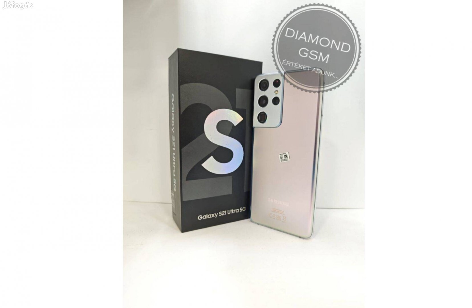 Használt Samsung Galaxy S21 Ultra 256GB Fantom Szürke