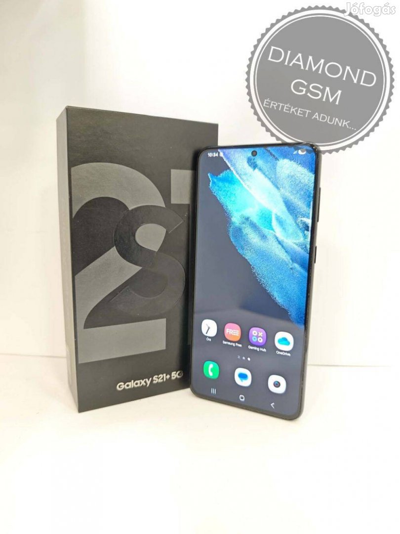 Használt Samsung Galaxy S21 256GB Fekete színben,