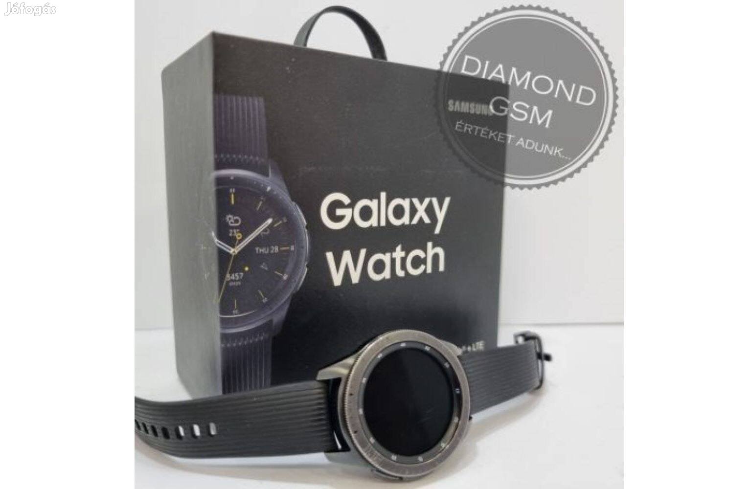 Használt Samsung Galaxy Watch R815 42mm Fekete színben,