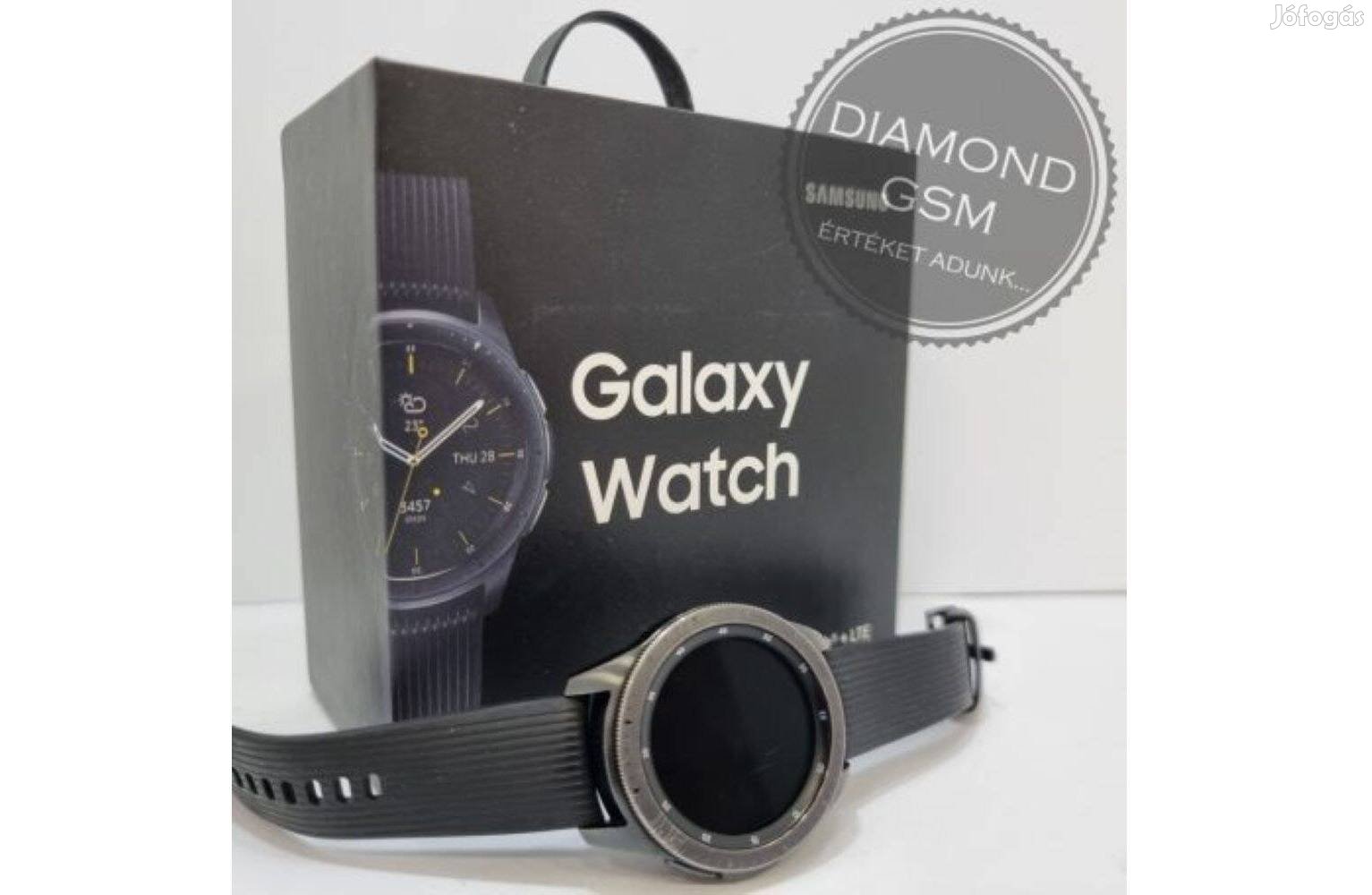 Használt Samsung Galaxy Watch R815 42mm Fekete színben,