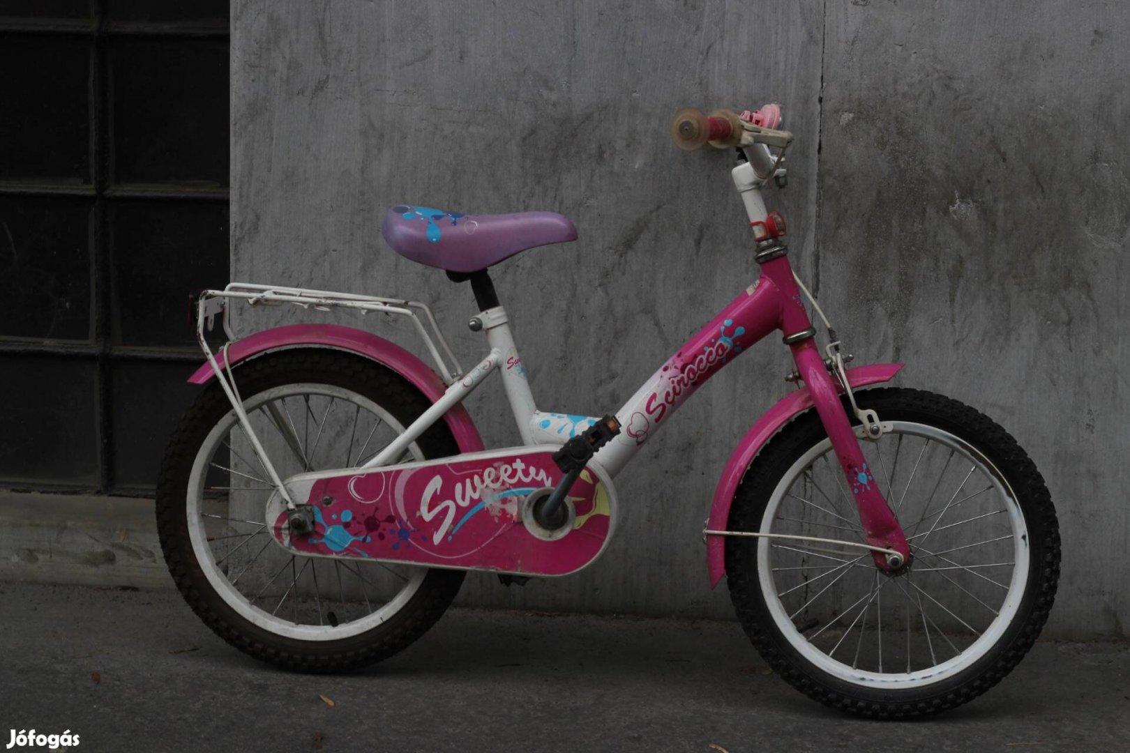 Használt Scirocco Sweety 16-os Gyerek Kerékpár 26cm Acél