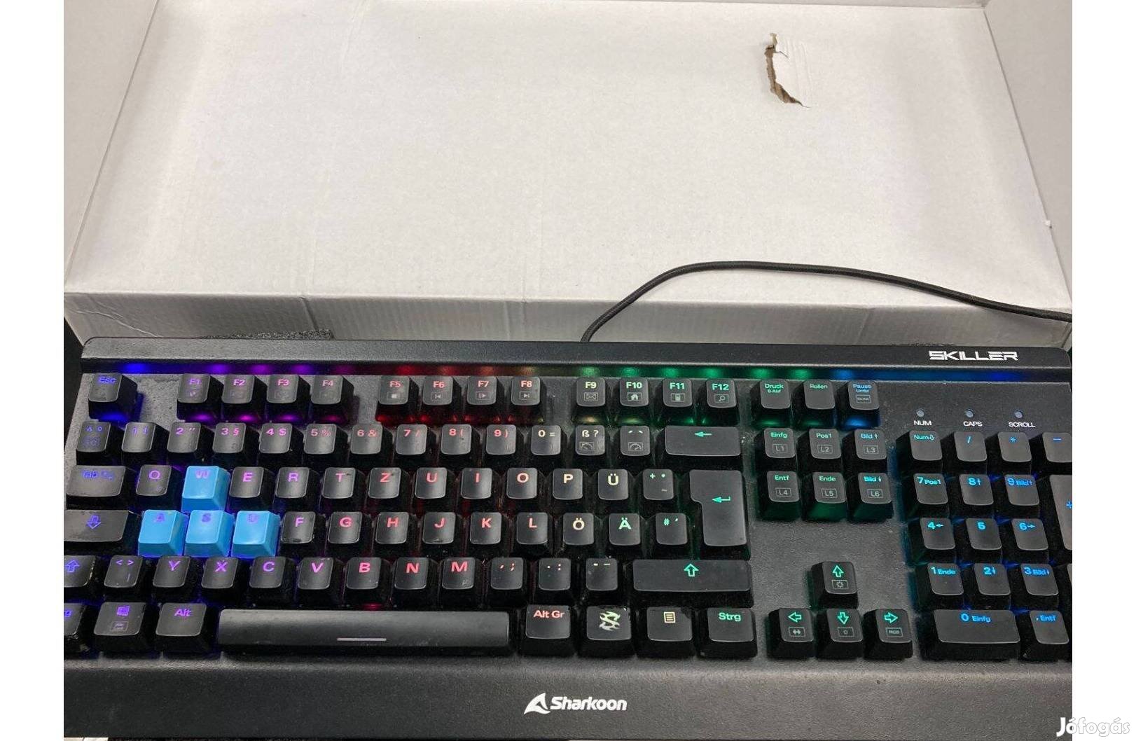 Használt Sharkoon Skiller SGK3 német mechanikus billentyűzet