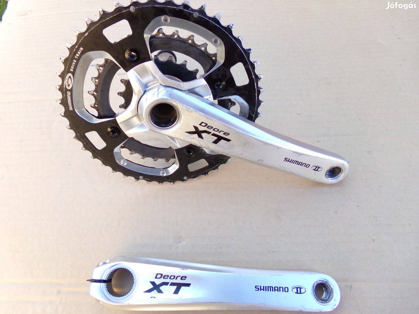 Használt Shimano XT 3x9 (FC-M770) integrált hajtómű eladó