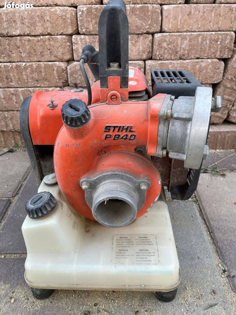 Használt Stihl P 840 benzinmotoros vízszivattyú eladó
