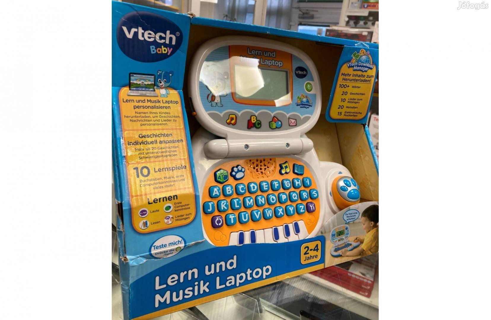 Használt Vrtech Baby interaktív laptop gyerekeknek német