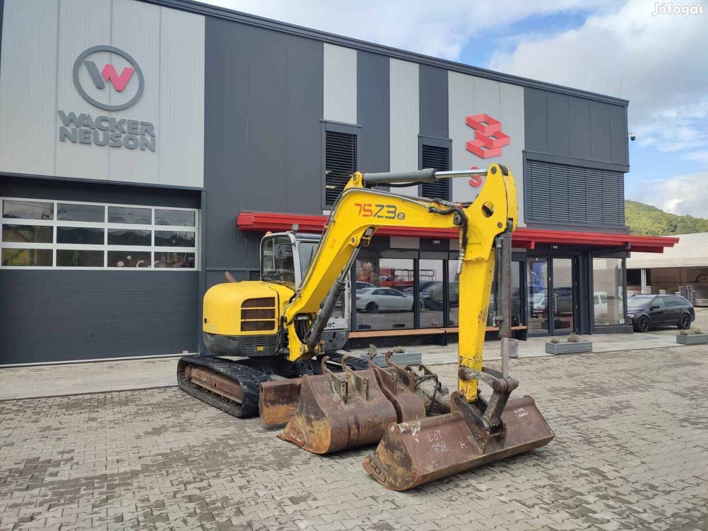 Használt Wacker Neuson 75z3 + hidraulikus bontókalapács