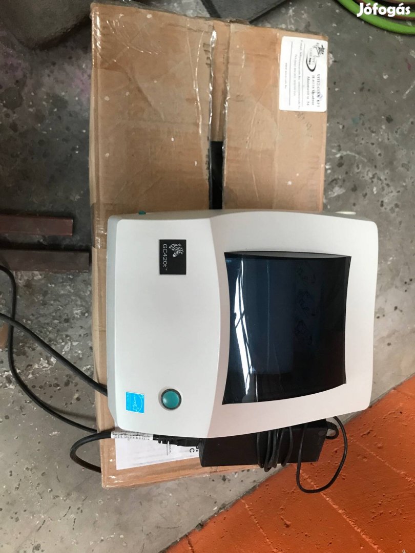 Használt Zebra gc420t cimkenyomtató+cimkék