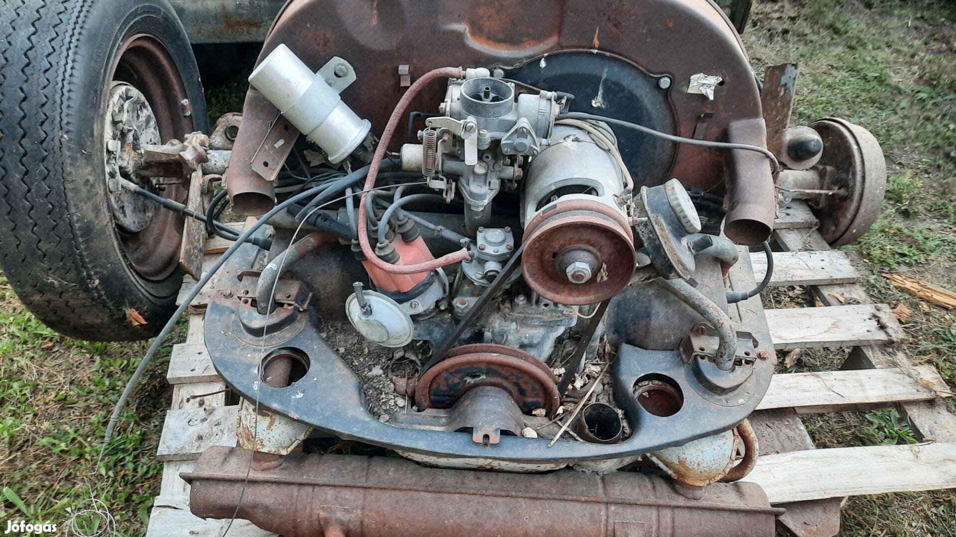 Használt, bizonytalan állapotú VW léghűtéses motor