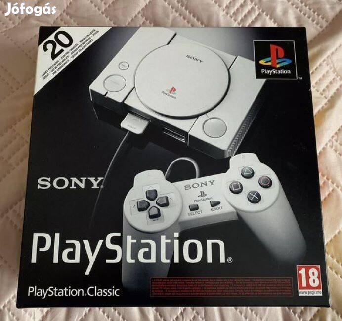 Használt, hibátlan állapotú Playstation Mini Classic 20db játékkal