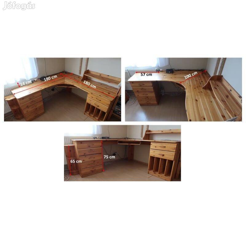 Használt, jó minőségű fa bútorok