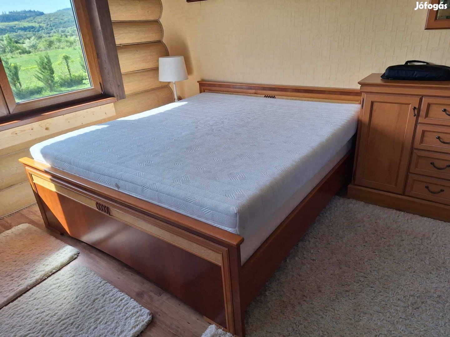 Használt ágy + matrac eladó Ágfalván