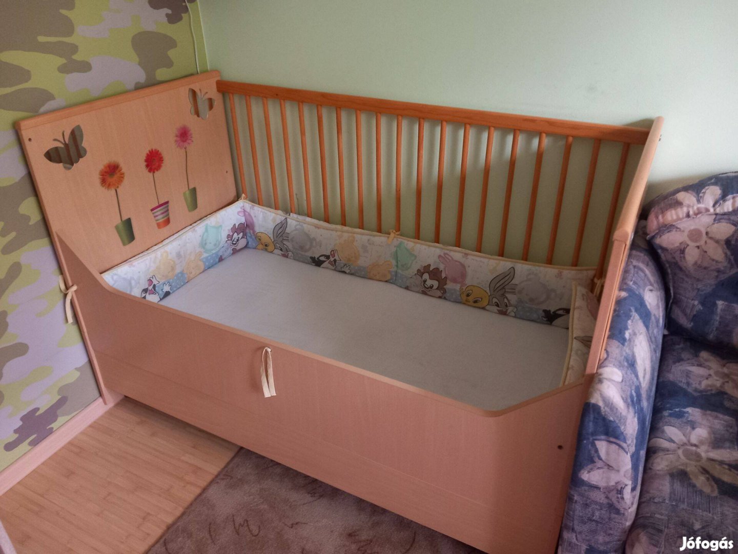 Használt babaágy, gyerekágy, rácsos ágy eladó