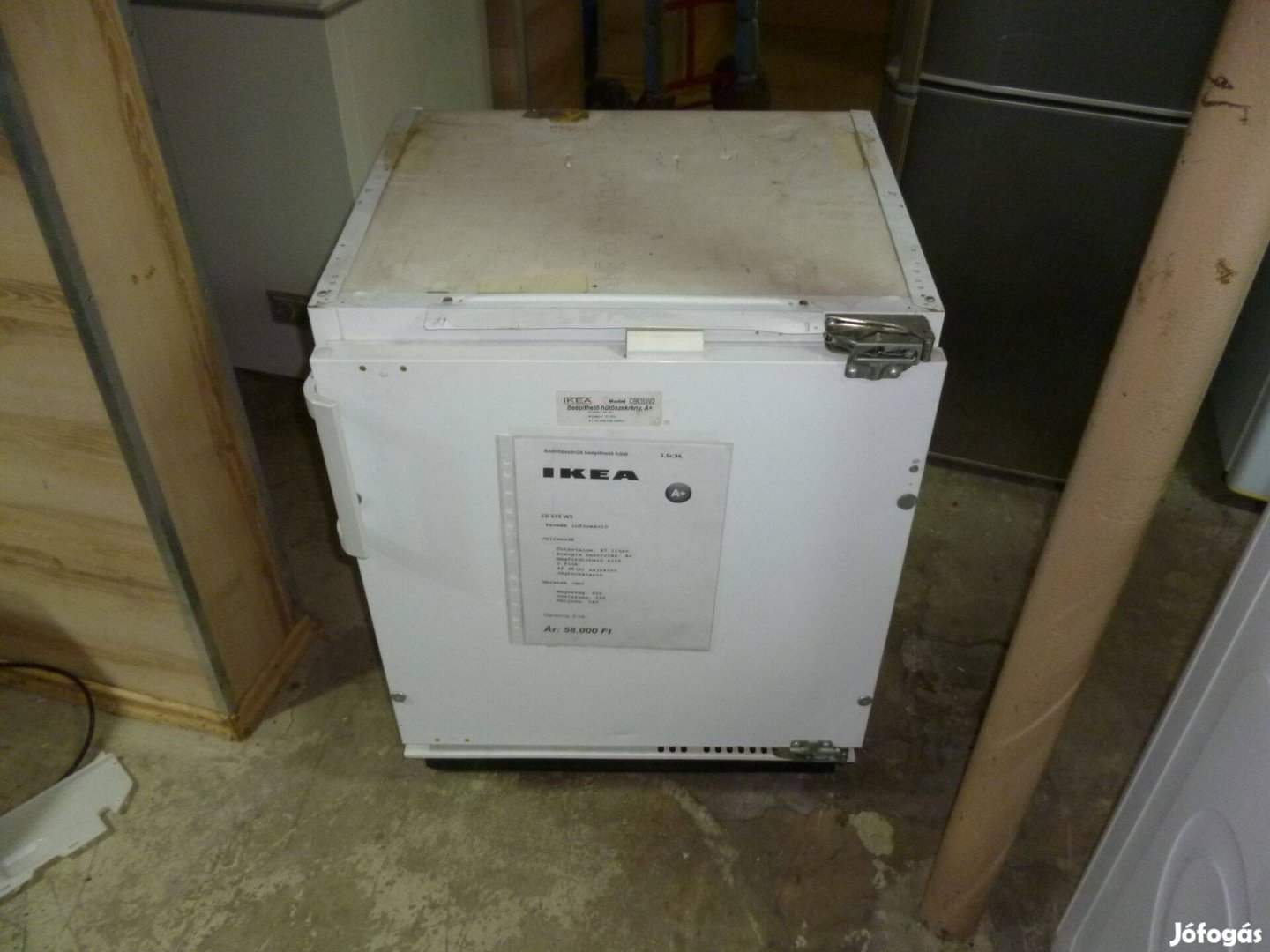 Használt beépíthető hűtő