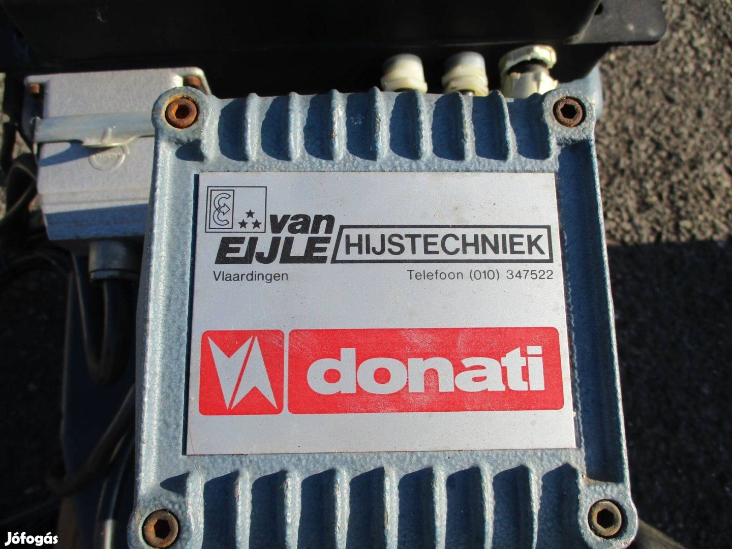 Használt elektromos Ipari daru 1000 kg láncos emelő Donati (2080)