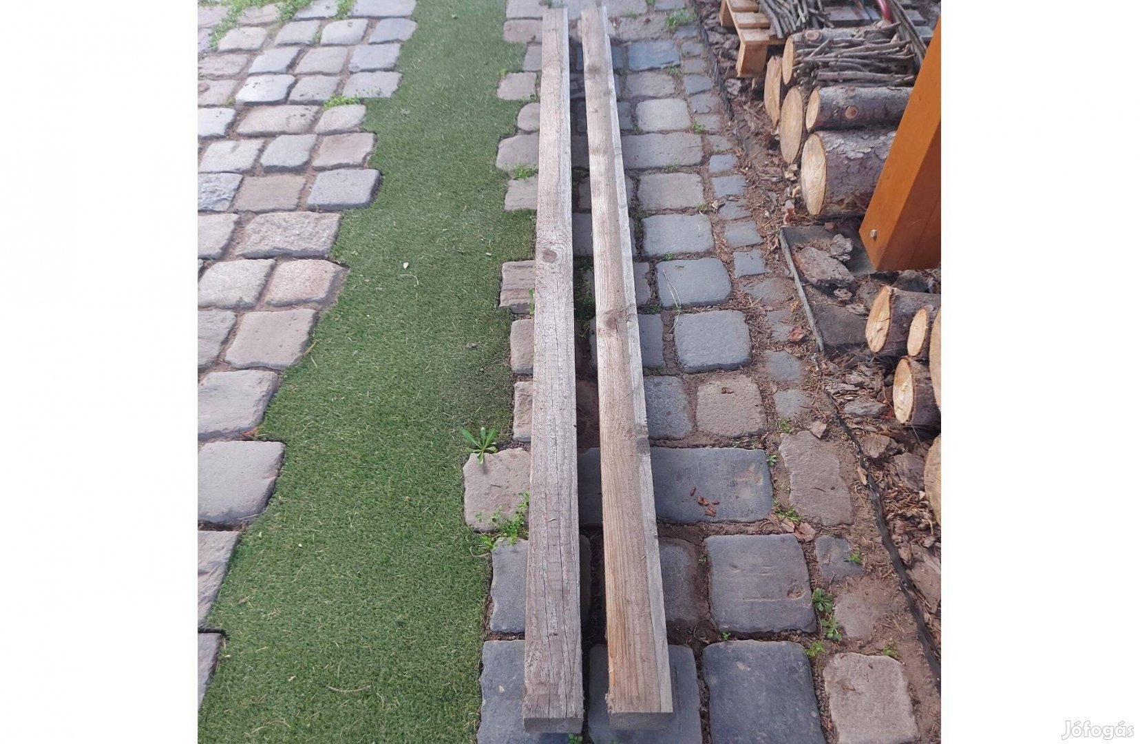 Használt fa gerenda 1 db (90 x 90 x 2400 mm)