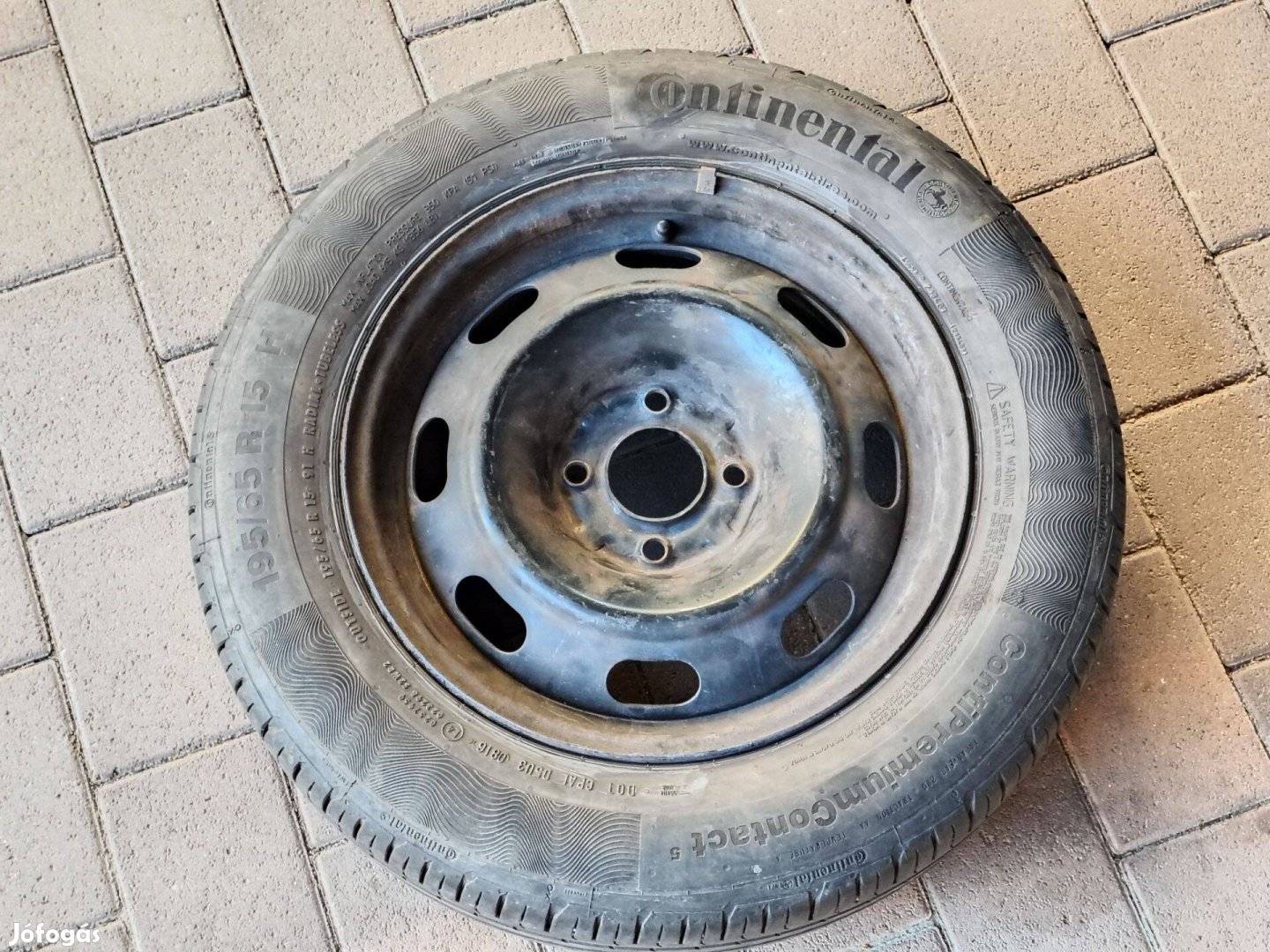Használt felni nyári gumival (4db)