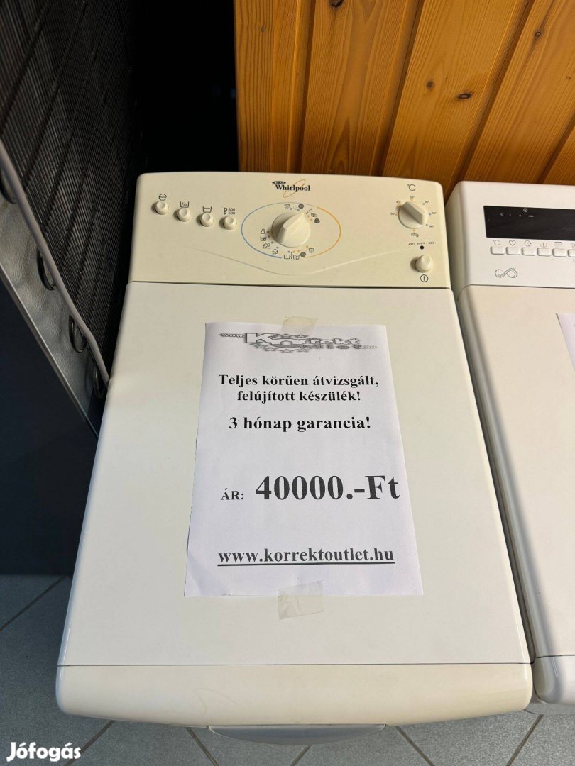 Használt felültöltős mosógép Whirlpool AWT 2089