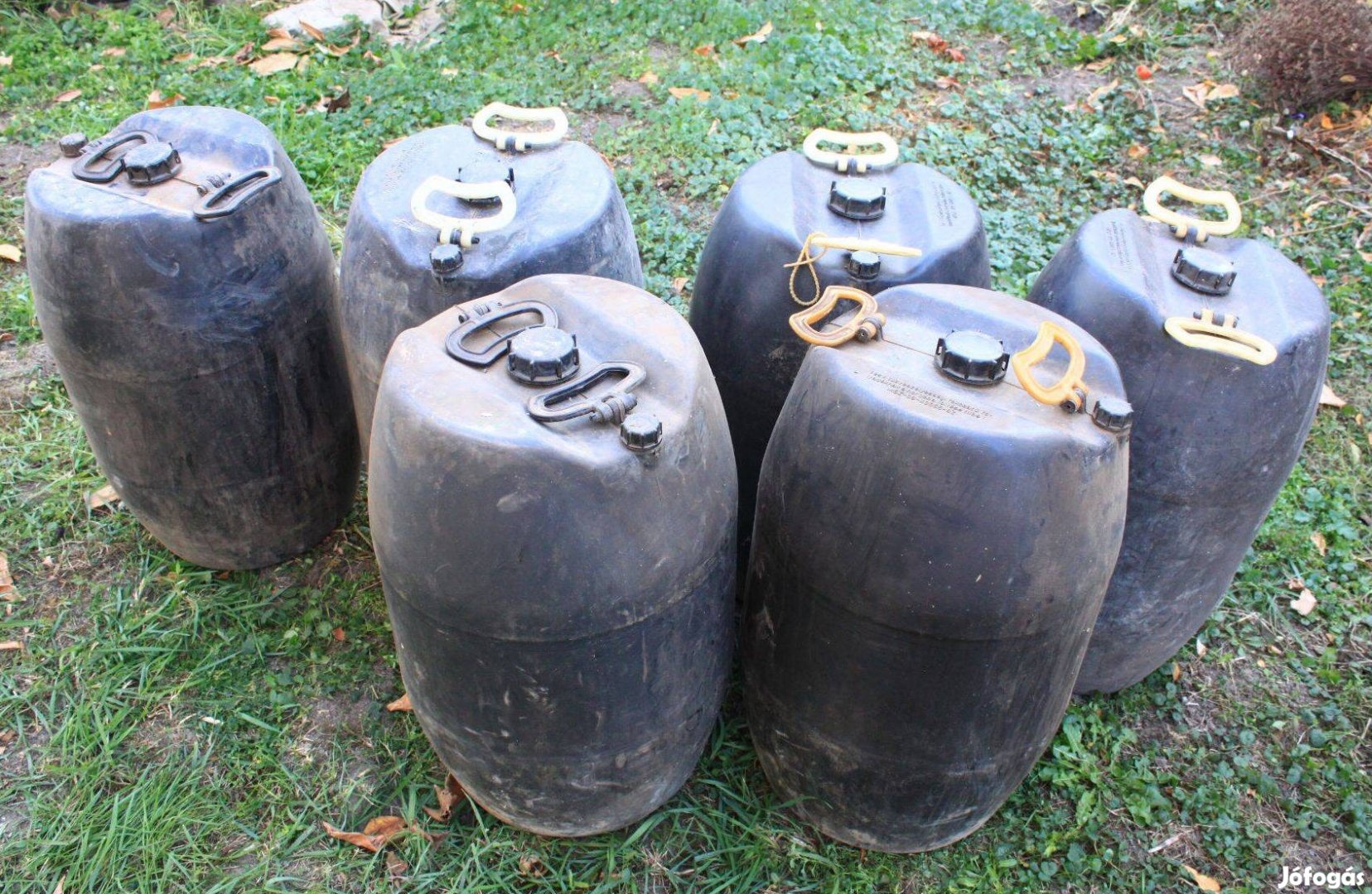 Használt gázolajos kanna, hordó