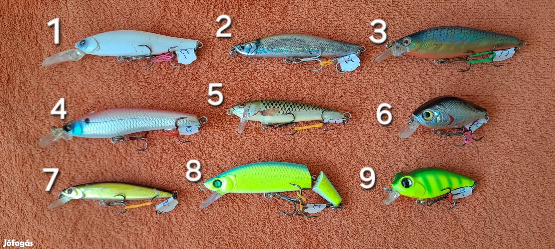 Használt jó állapotú Wobblerek.