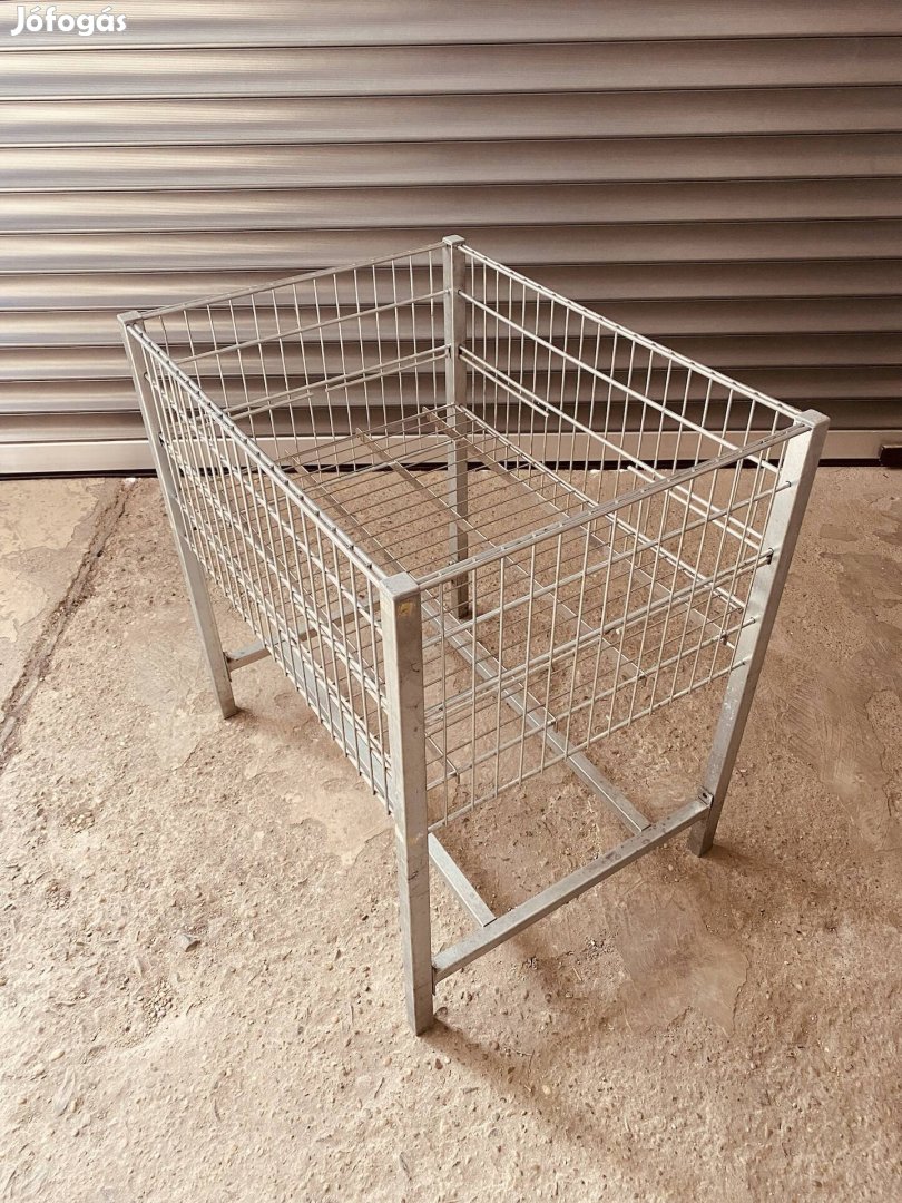 Használt kínáló akciós asztal polc 80x60 eladó 