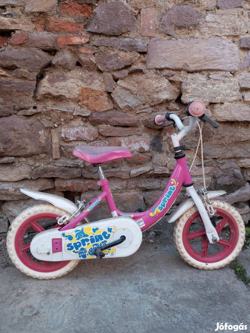 Használt kislány bicikli és roller eladó
