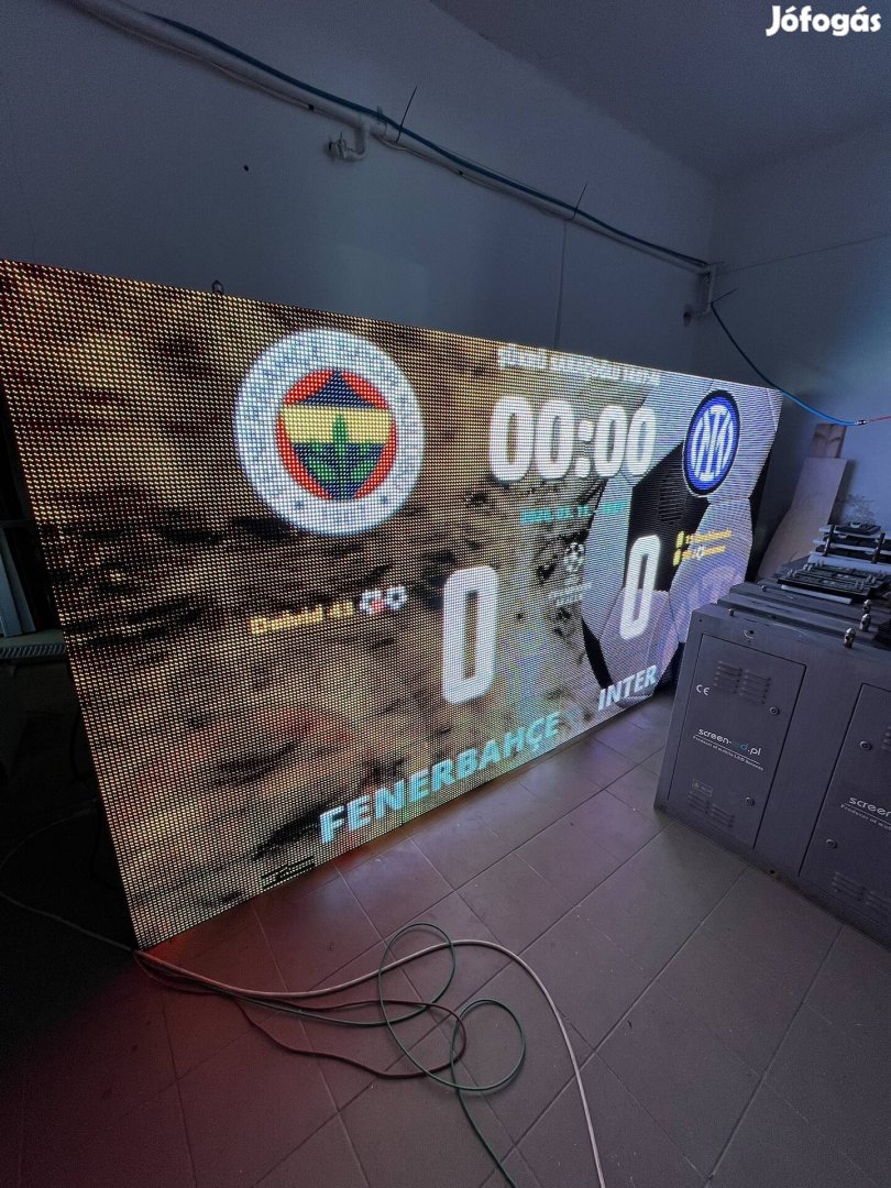 Használt led fal eredményjelző