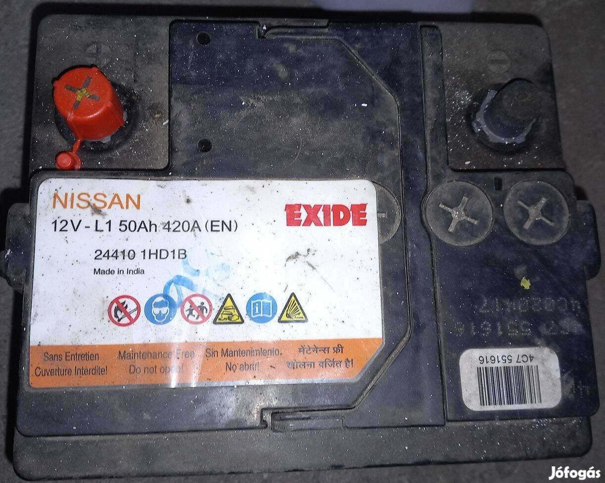 Használt még működő akku eladó