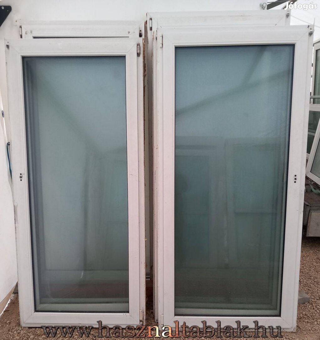 Használt műanyag erkélyajtók 1 szárnyas kivitel