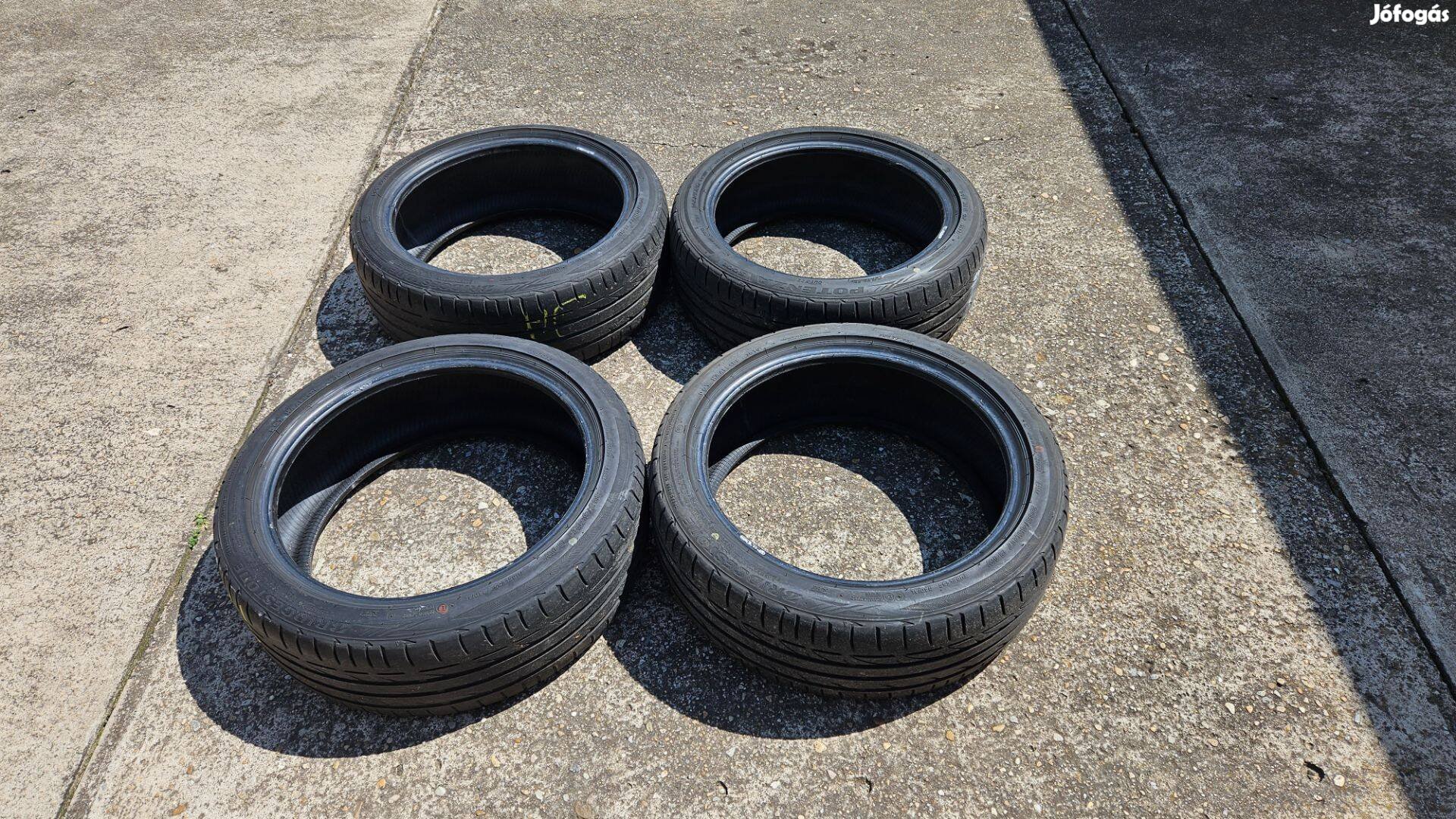 Használt nyári gumi szett Bridgestone Potenza S001 205 45R17 84W